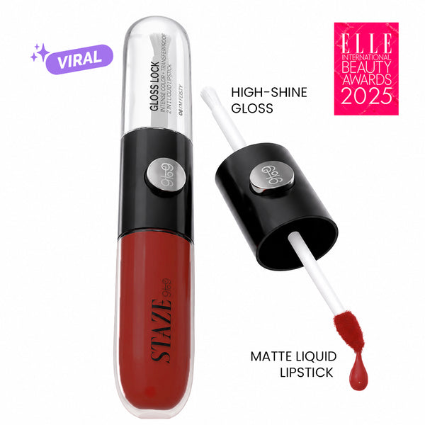 Gloss Lock 2-in-1 Liquid Lipstick - 06 I'm Feisty