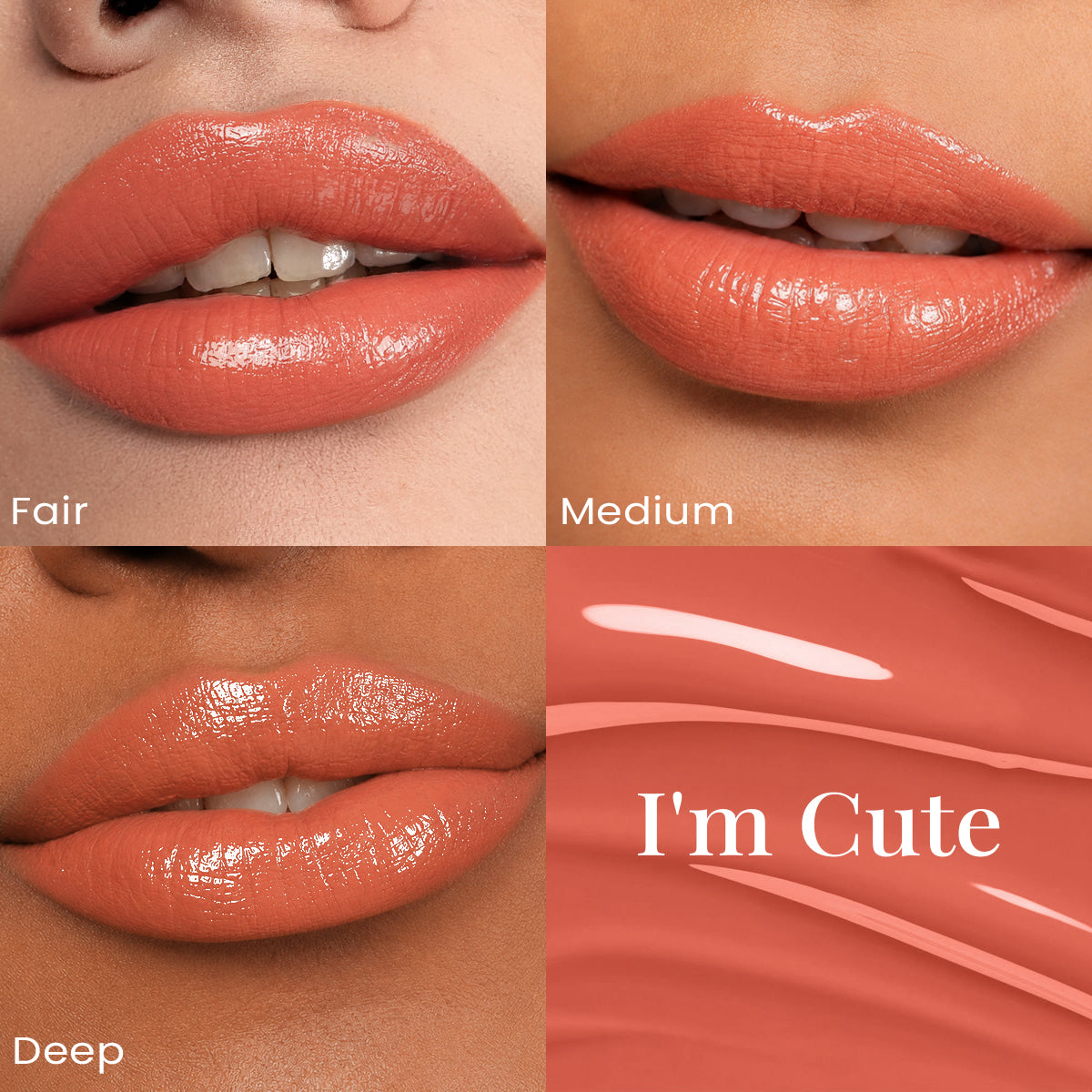 Gloss Lock 2-in-1 Liquid Lipstick - 01 I'm Cute