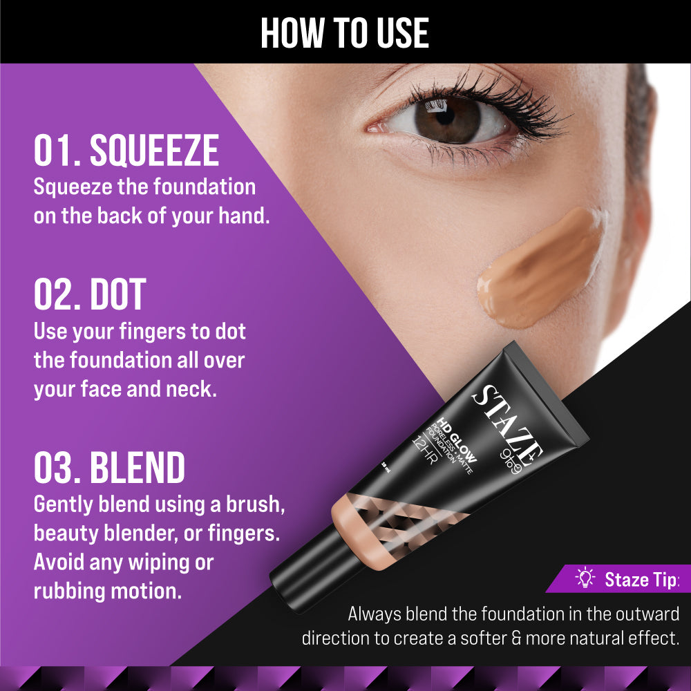 Staze HD Glow - Longwear Foundation- 228C Latte – Staze Beauty