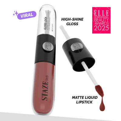 Gloss Lock 2-in-1 Liquid Lipstick - 05 I'm Happy
