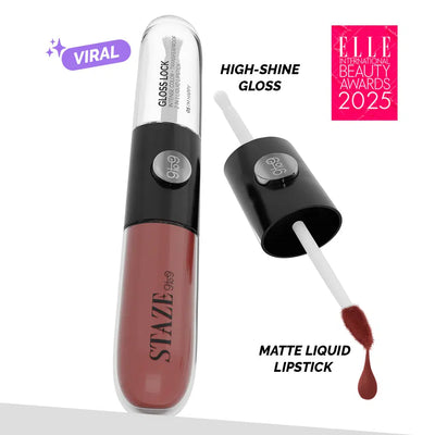 Gloss Lock 2-in-1 Liquid Lipstick - 05 I'm Happy