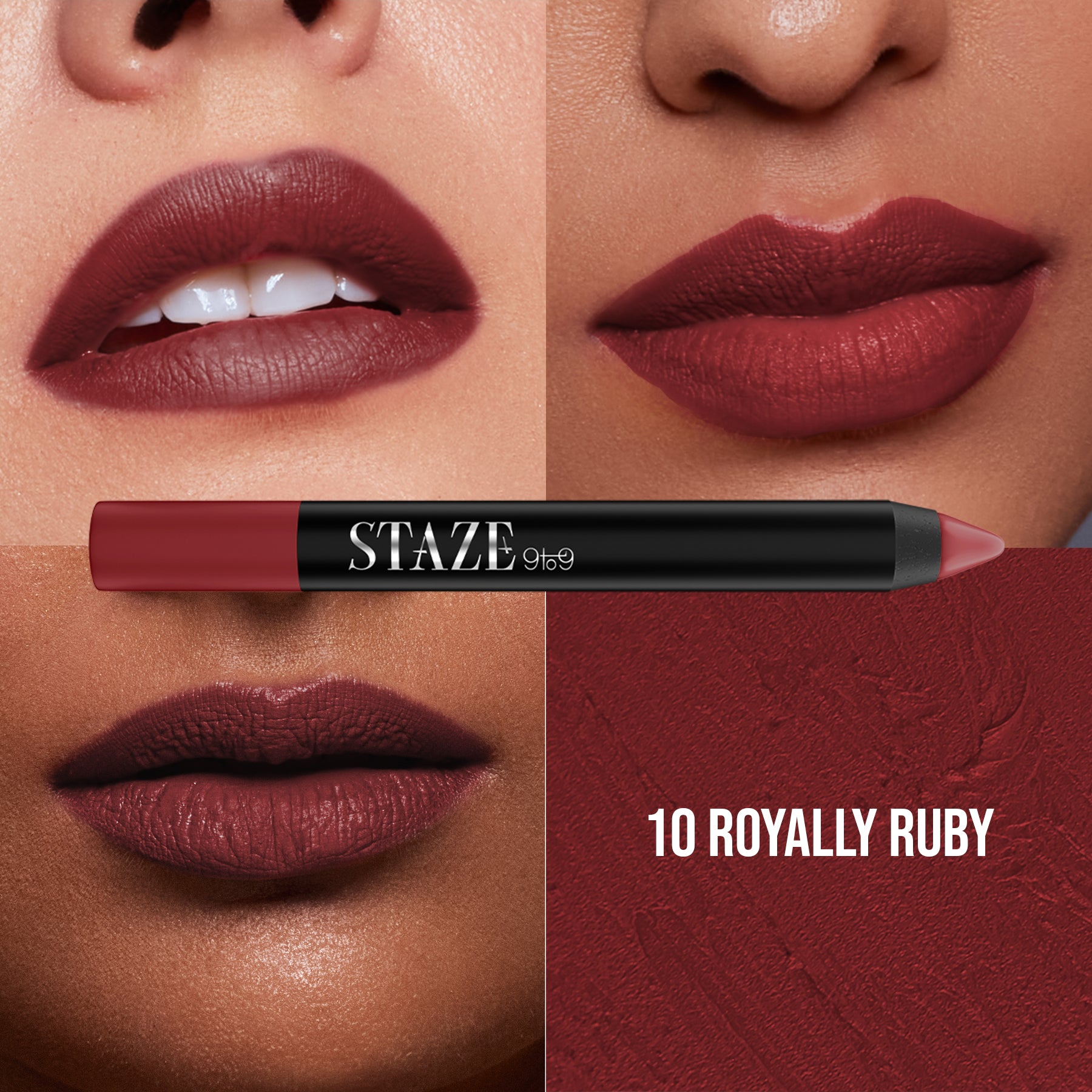 Staze Pout On Matte Lip Crayon – Staze Beauty