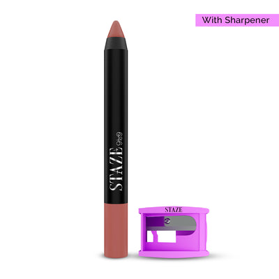 Pout On Lip Crayon 01 Nude Whisper with Sharpener