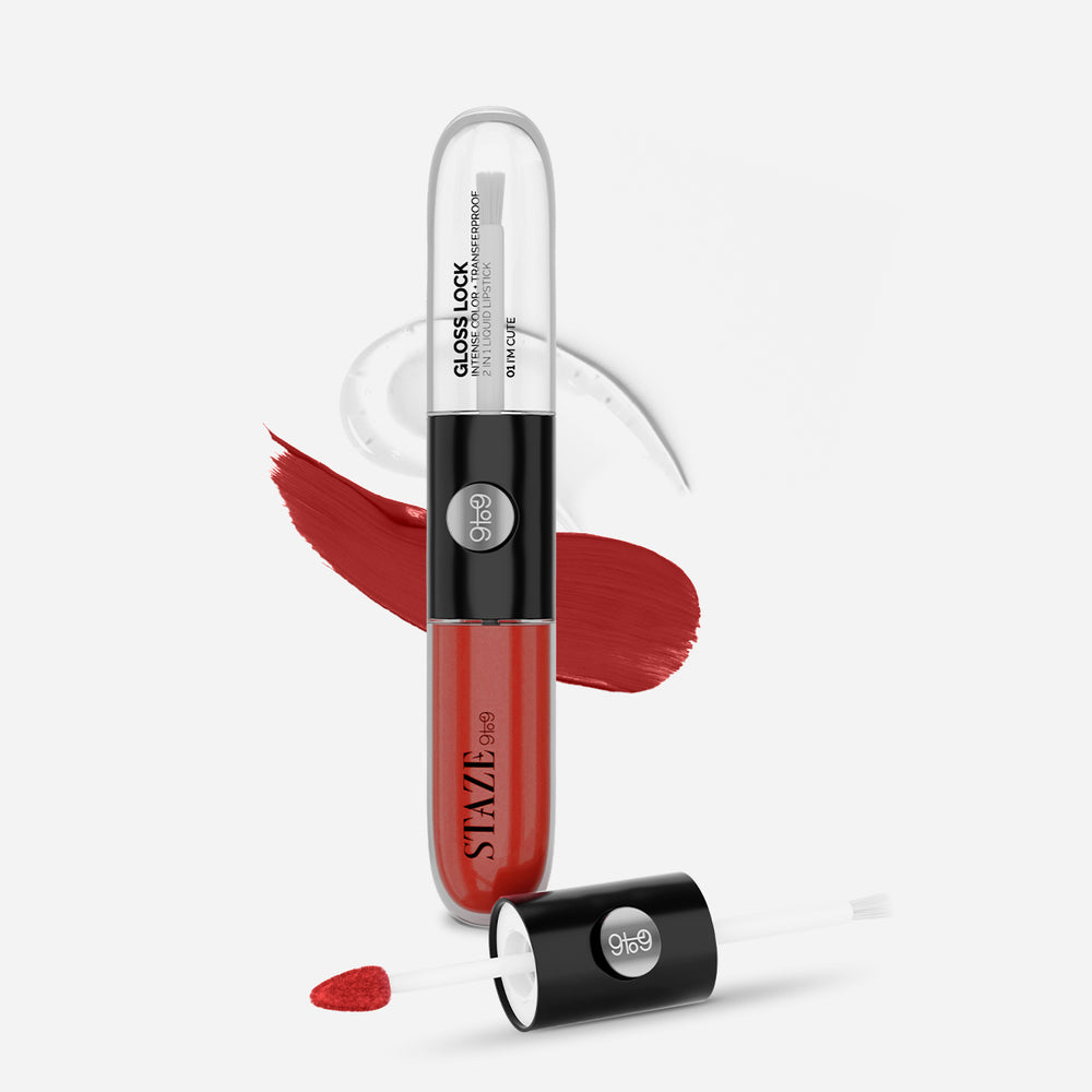 Gloss Lock 2-in-1 Liquid Lipstick - 06 I'm Feisty