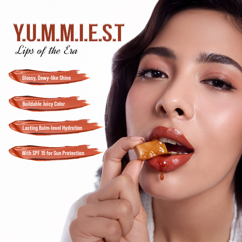 Y.U.M.M.Y Lip Gloss Balm - 01 Salted Caramel