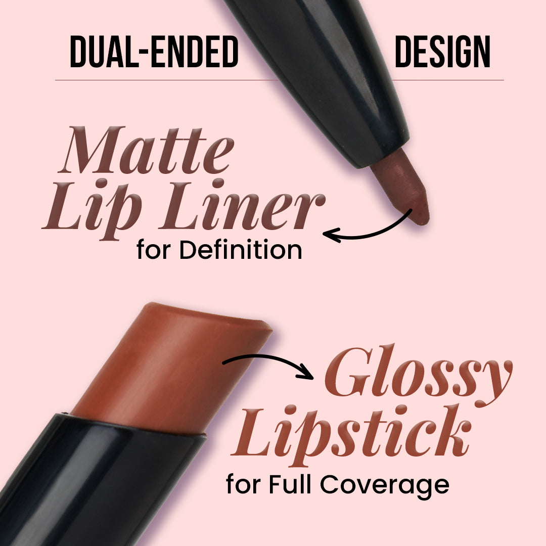 Twin Flame 2in1 Lipstick + Lip Liner 01 Love Struck