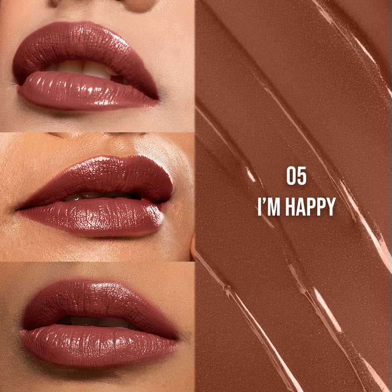 Gloss Lock 2-in-1 Lipstick - 05 I'm Happy
