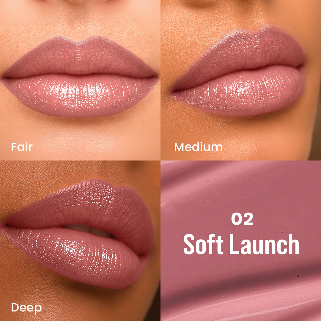 Twin Flame 2in1 Lipstick + Lip Liner 02 Soft Launch.
