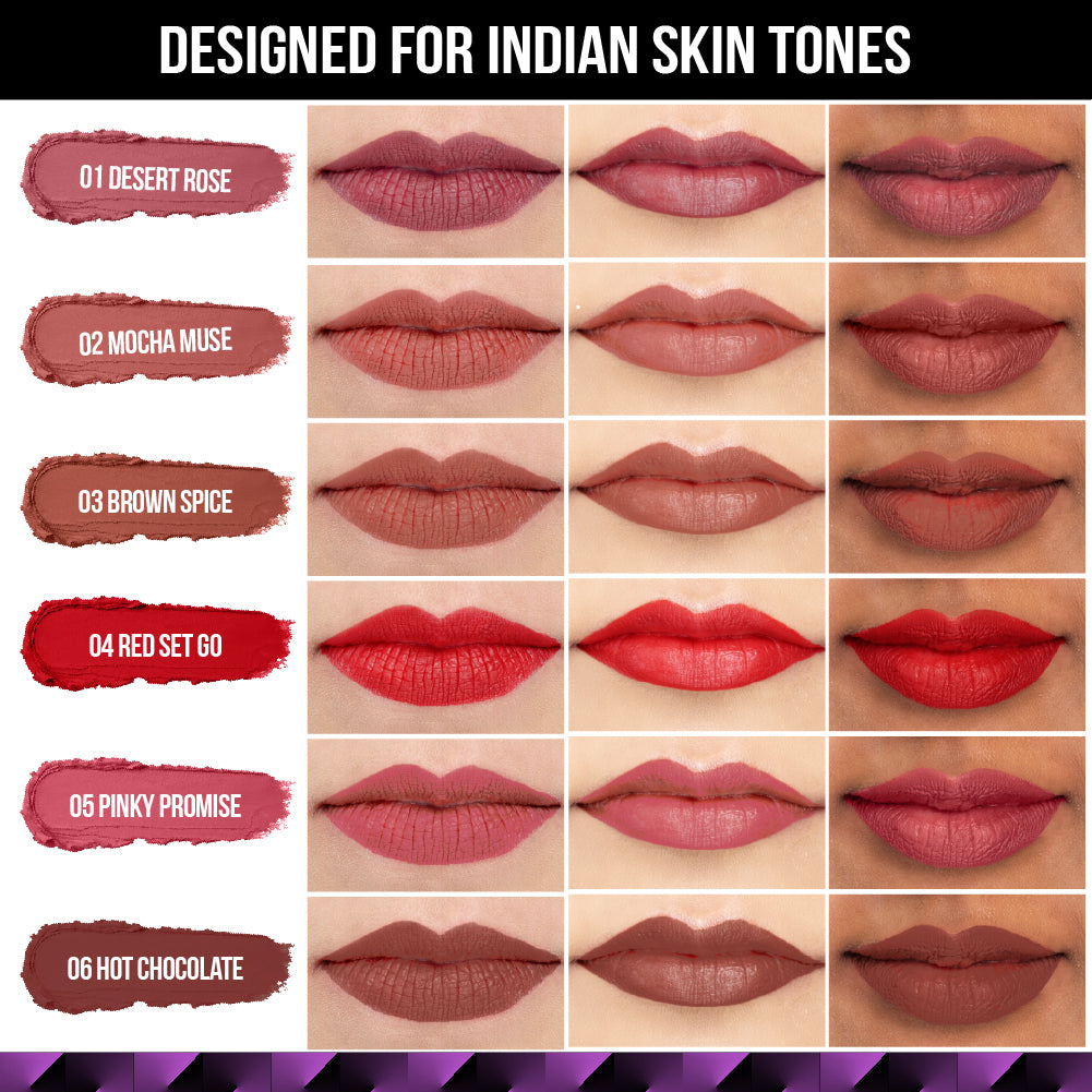 Staze Velvet Kiss - Matte Bullet Lipstick – Staze Beauty