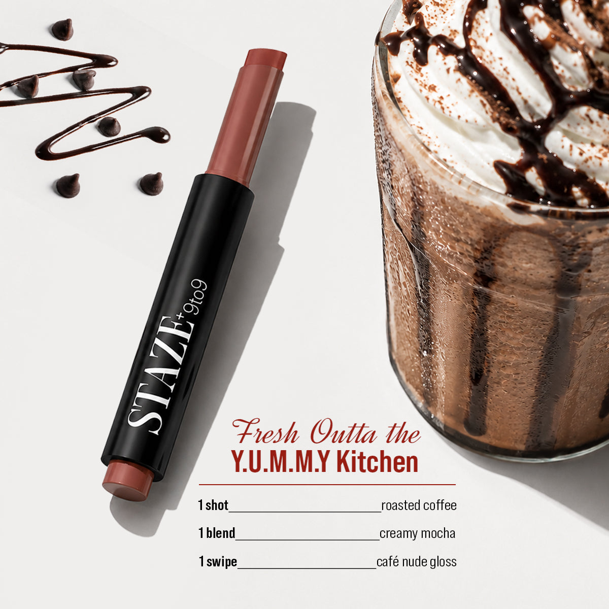 Y.U.M.M.Y Lip Gloss Balm - 06 Mocha Frappe