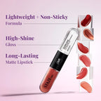 Gloss Lock 2-in-1 Liquid Lipstick - 07 I'm Dreamy