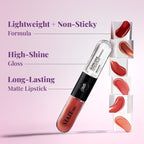 Gloss Lock 2-in-1 Liquid Lipstick - 01 I'm Cute