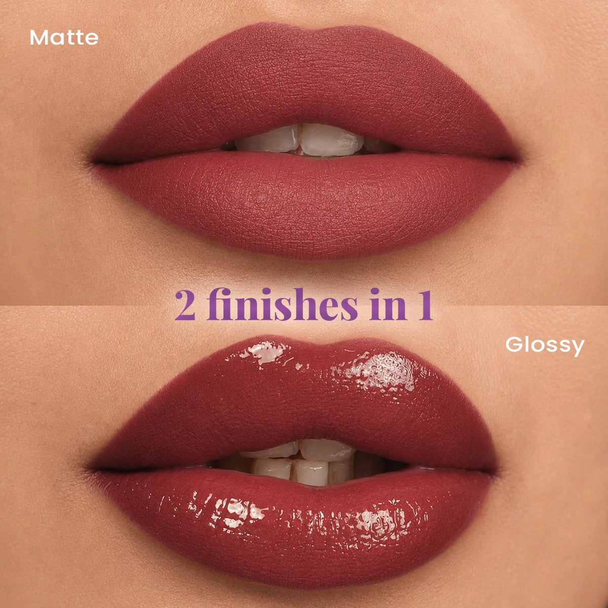 Gloss Lock 2-in-1 Liquid Lipstick - 08 I'm Chic