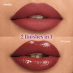 Gloss Lock 2-in-1 Liquid Lipstick - 08 I'm Chic