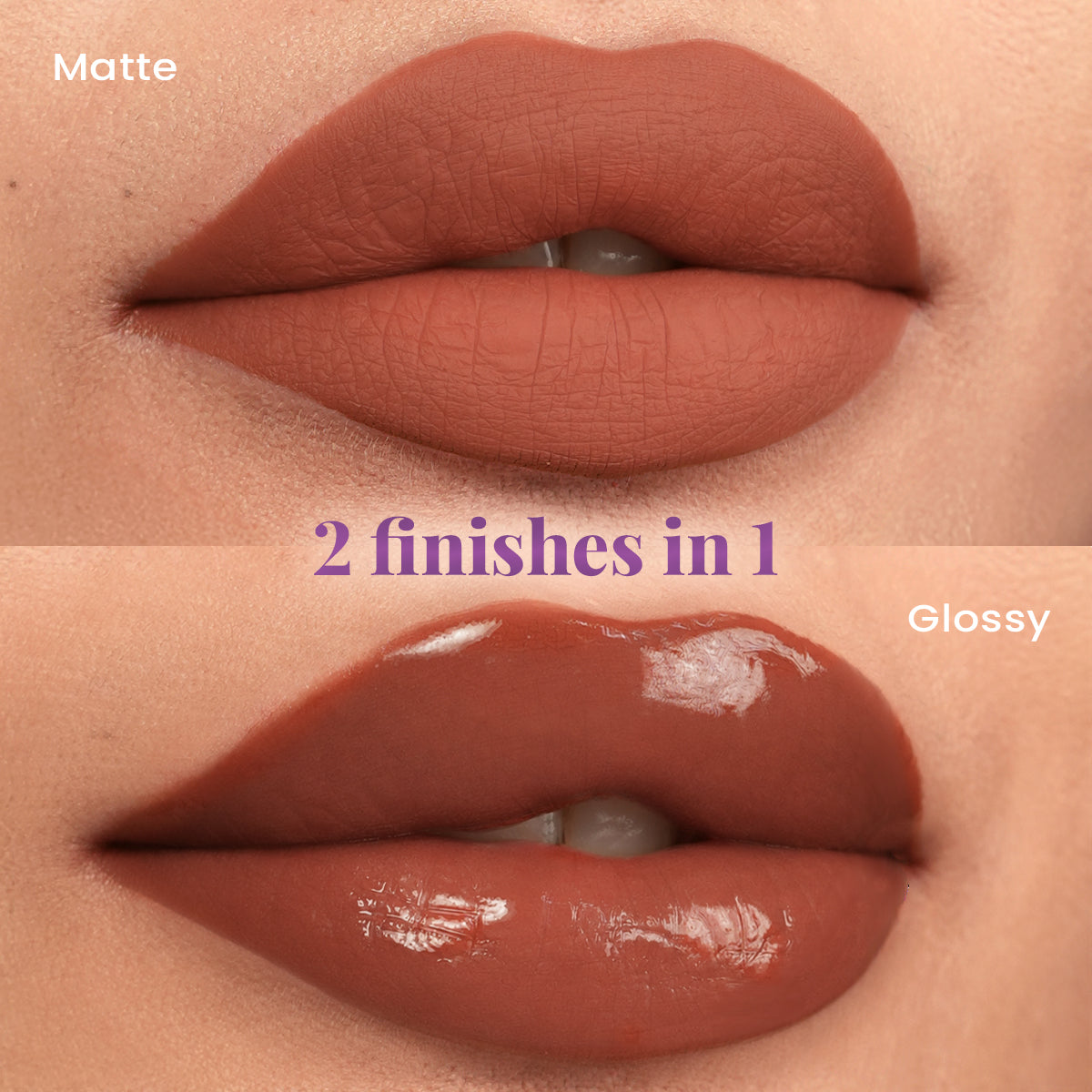 Gloss Lock 2-in-1 Liquid Lipstick - 04 I'm Shy
