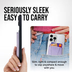 GripIt Magnetic Phone Card Holder + Stand